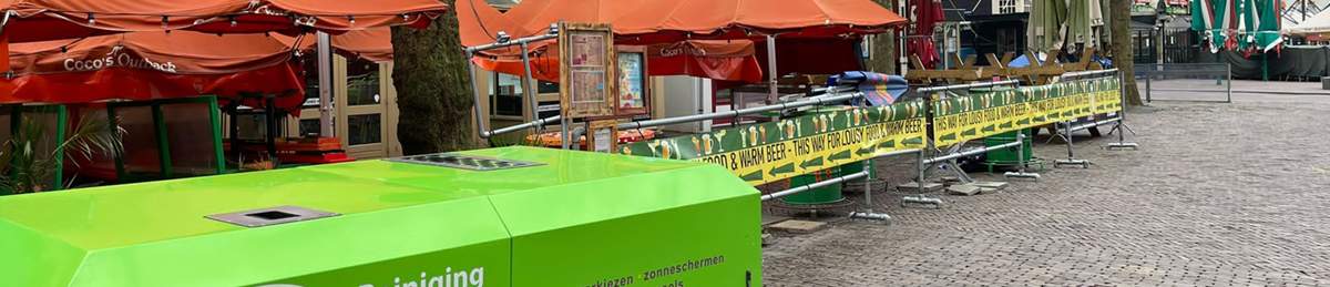 Friss voor Horeca schoonmaken terrasparasol reiniging horecaparasol Friss voor Horeca schoonmaken terrasparasol reiniging horecaparasol