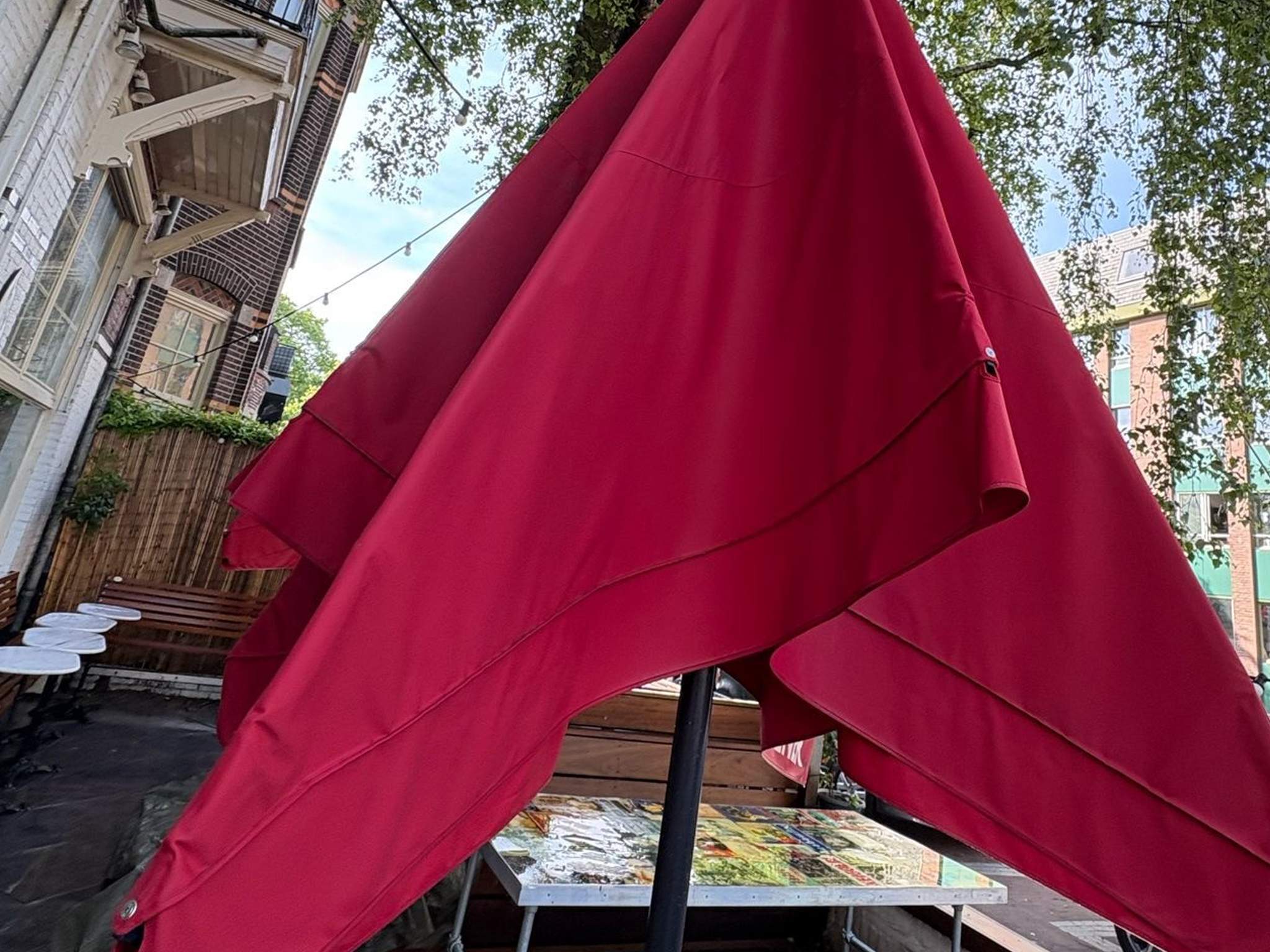 parasol 1 schoon