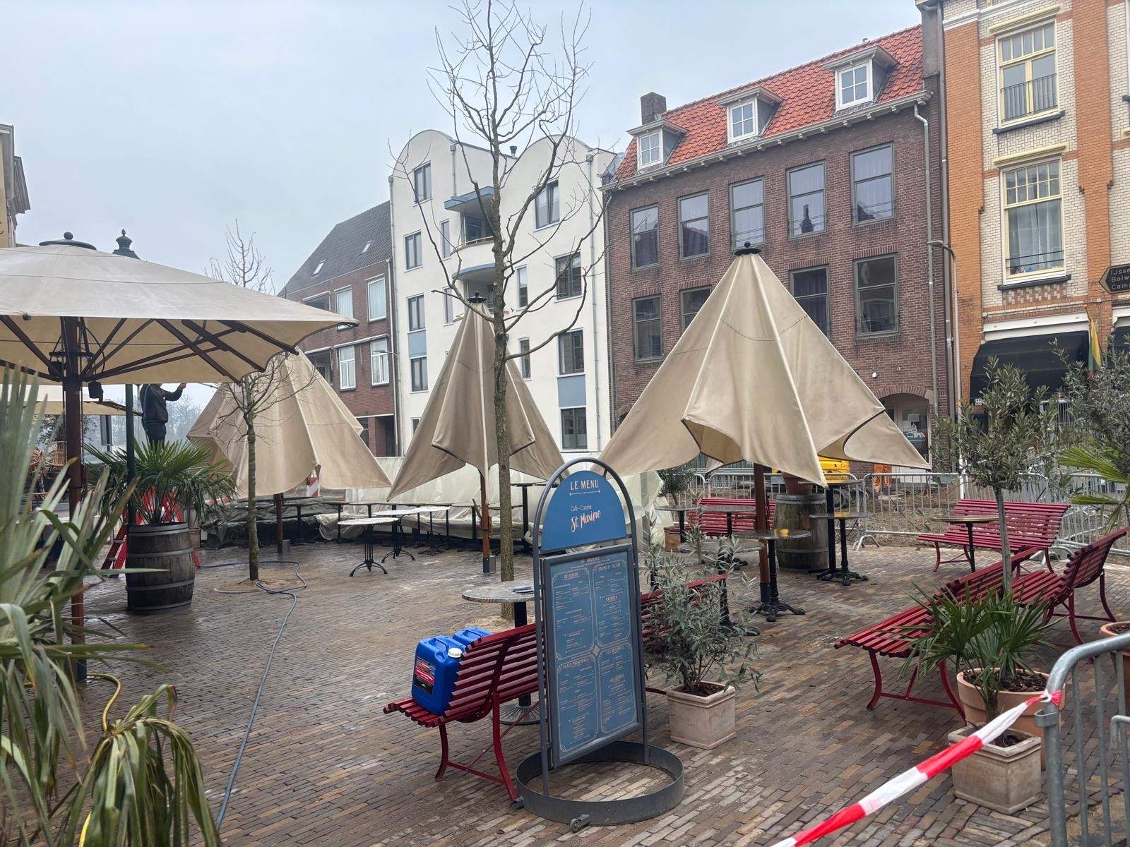 parasol 2 schoon
