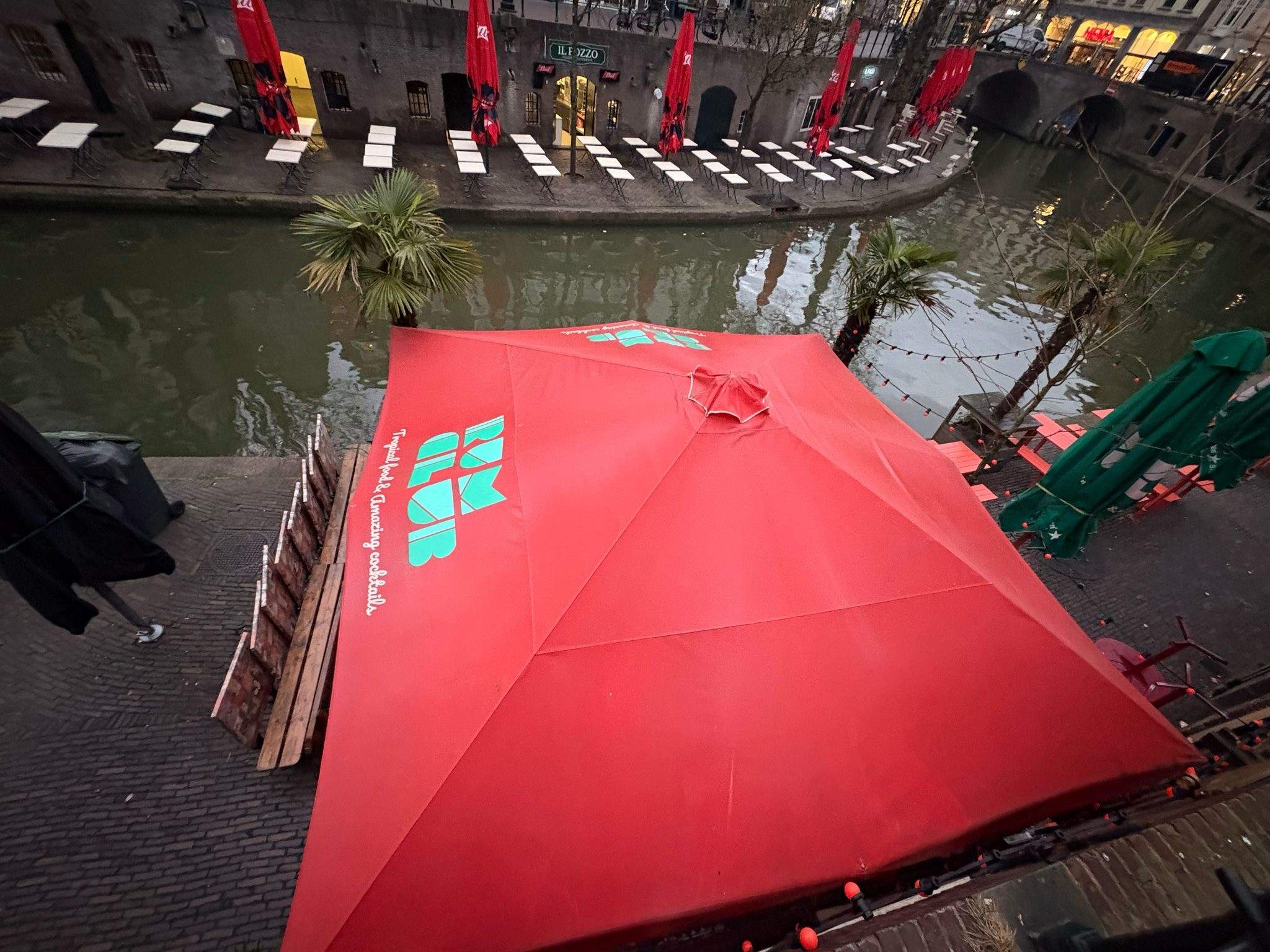 parasol 3 schoon